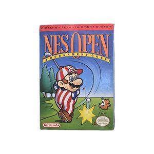 Nintendo NES Open Tournament Golf With Box Tested
